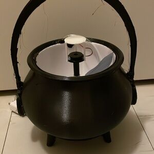 Fog and bubbling cauldron